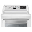  LG 7.3 cu.ft. Electric Dryer with TurboSteam® Technology DLEX7250W IMAGE 3