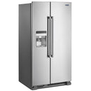  Maytag 36-inch, 25 cu.ft. Freestanding Side-by-Side Refrigerator with External Water and Ice Dispensing System MSS25C4MGZ IMAGE 2