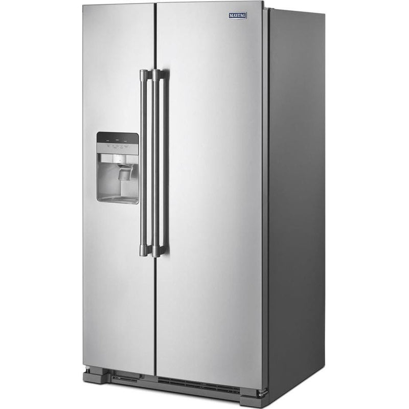 Maytag 36-inch, 25 cu.ft. Freestanding Side-by-Side Refrigerator with External Water and Ice Dispensing System MSS25C4MGZ IMAGE 3
