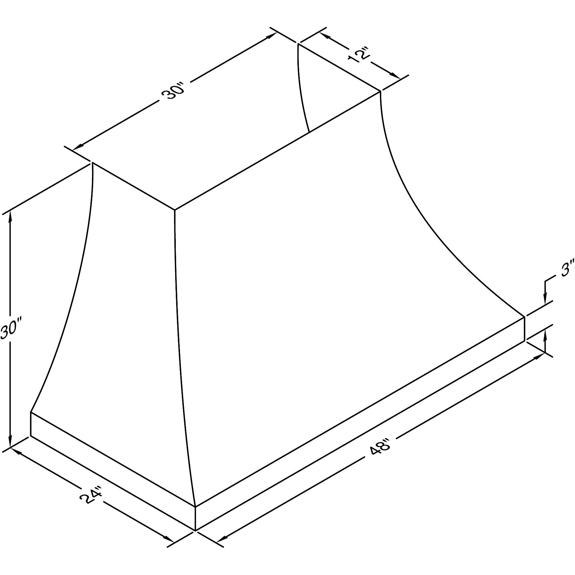 Vent-A-Hood 48-inch Designer Wall Mount Range Hood JDH248/C2AS-9 IMAGE 2