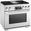  Signature Kitchen Suite 36-inch Freestanding Gas Range with Wi-Fi Connectivity SKSGR360GS IMAGE 16