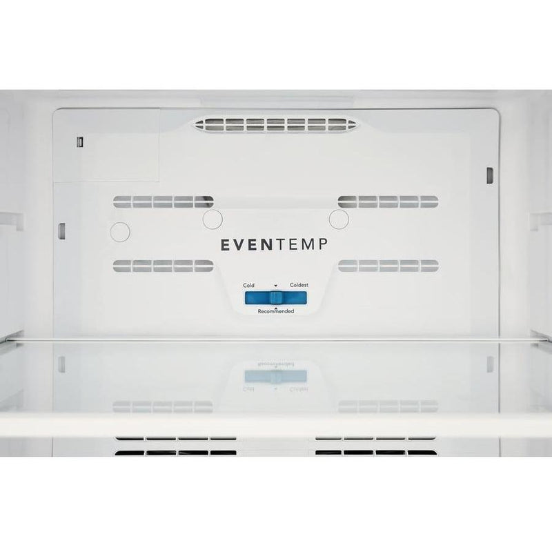  Frigidaire 27-inch, 13.9 cu.ft. Freestanding Top Freezer Refrigerator with EvenTemp® Cooling System FFHT1425VW IMAGE 4