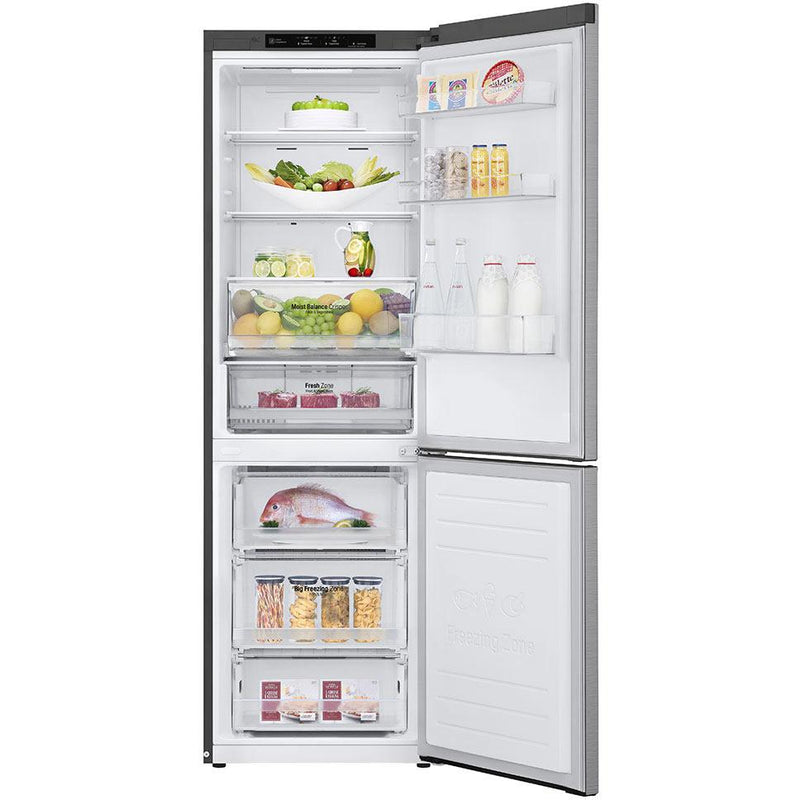  LG 24-inch, 12 cu.ft. Counter-Depth Bottom-Freezer Refrigerator with Multi-Air Flow System LBNC12231V IMAGE 2