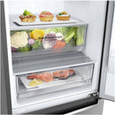  LG 24-inch, 12 cu.ft. Counter-Depth Bottom-Freezer Refrigerator with Multi-Air Flow System LBNC12231V IMAGE 4