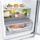  LG 24-inch, 12 cu.ft. Counter-Depth Bottom-Freezer Refrigerator with Multi-Air Flow System LBNC12231W IMAGE 4