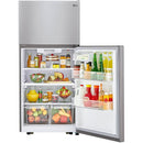  LG 30-inch, 20.2 cu.ft. Freestanding Top Freezer Refrigerator with Smart Diagnosis™ LTCS20020S IMAGE 5