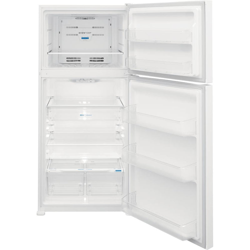  Frigidaire 30-inch, 20 cu.ft. Freestanding Top Freezer Refrigerator FFTR2045VW IMAGE 9