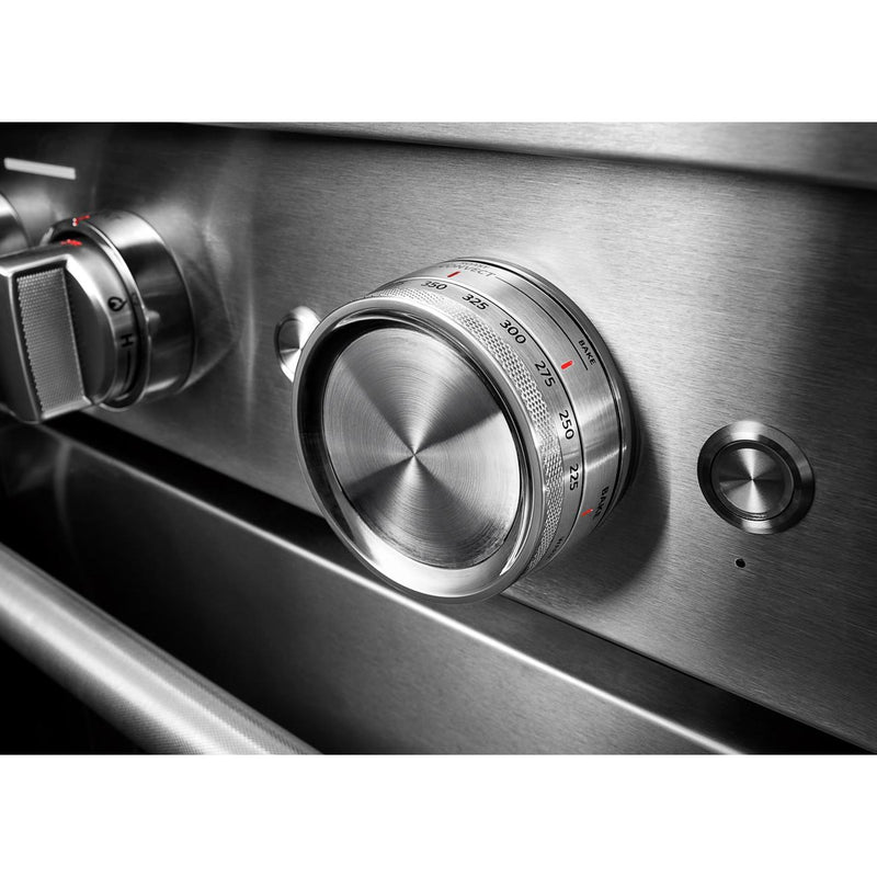  KitchenAid 30-inch Freestanding Dual Fuel Range with Even-Heat™ True Convection KFDC500JSS IMAGE 8