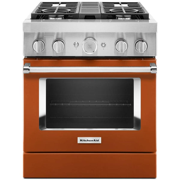 KitchenAid 30-inch Freestanding Dual Fuel Range with Even-Heat™ True Convection KFDC500JSC IMAGE 1