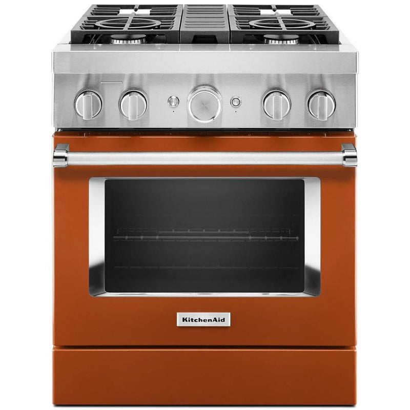  KitchenAid 30-inch Freestanding Dual Fuel Range with Even-Heat™ True Convection KFDC500JSC IMAGE 1