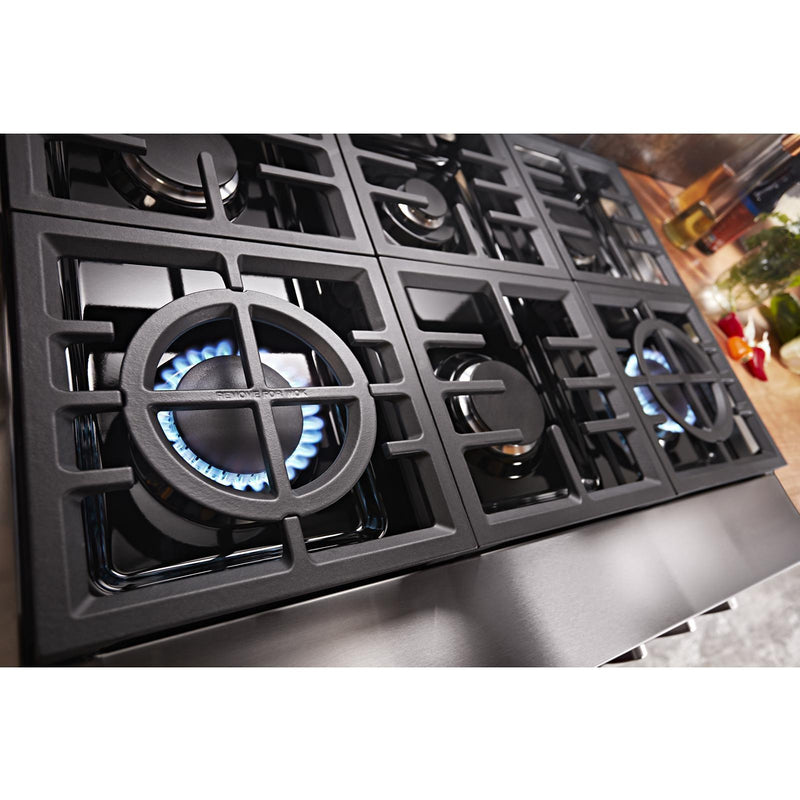  KitchenAid 36-inch Freestanding Dual Fuel Range with Even-Heat™ True Convection KFDC506JSS IMAGE 11
