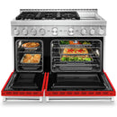  KitchenAid 48-inch Freestanding Dual Fuel Range with Even-Heat™ True Convection KFDC558JPA IMAGE 3