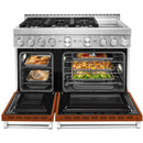  KitchenAid 48-inch Freestanding Gas Range with Even-Heat™ True Convection KFGC558JSC IMAGE 4