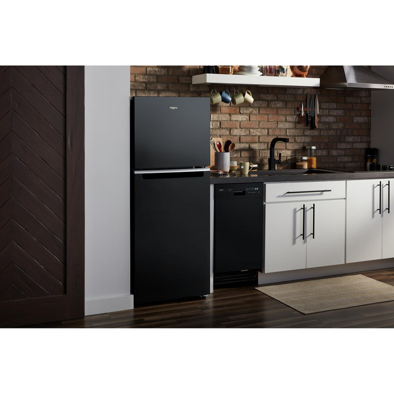  Whirlpool 24 3/8", 11.6 cu.ft. Top Freezer Freestanding Refrigerator with Freezer Temperature Controls WRT312CZJB IMAGE 10