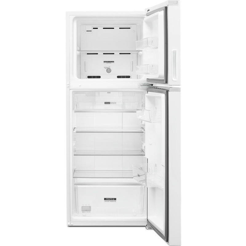  Whirlpool 24 3/8", 11.6 cu.ft. Top Freezer Freestanding Refrigerator with Freezer Temperature Controls WRT312CZJW IMAGE 4