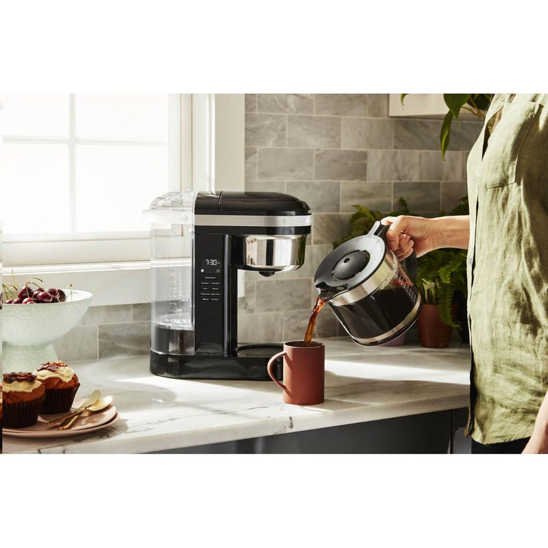  KitchenAid 12 Cup Drip Coffee Maker With Spiral Showerhead & Programmable Warming Plate KCM1209OB IMAGE 4