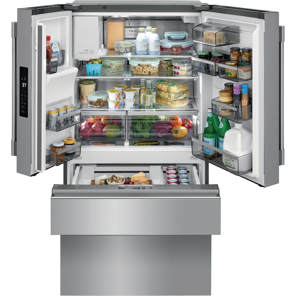  Frigidaire Professional 36-inch, 21.8 cu.ft. Counter-Depth French 4-Door Refrigerator with External Water and Ice System PRMC2285AF IMAGE 14