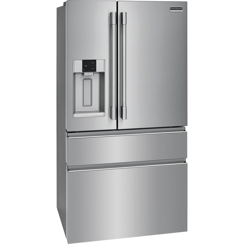  Frigidaire Professional 36-inch, 21.8 cu.ft. Counter-Depth French 4-Door Refrigerator with External Water and Ice System PRMC2285AF IMAGE 2