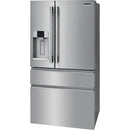  Frigidaire Professional 36-inch, 21.8 cu.ft. Counter-Depth French 4-Door Refrigerator with External Water and Ice System PRMC2285AF IMAGE 3