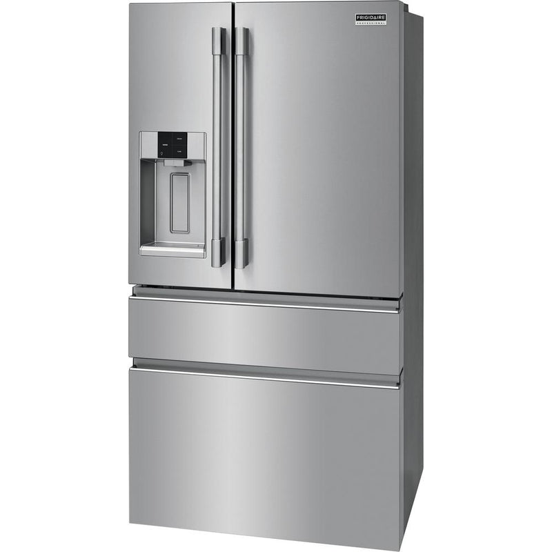  Frigidaire Professional 36-inch, 21.8 cu.ft. Counter-Depth French 4-Door Refrigerator with External Water and Ice System PRMC2285AF IMAGE 3