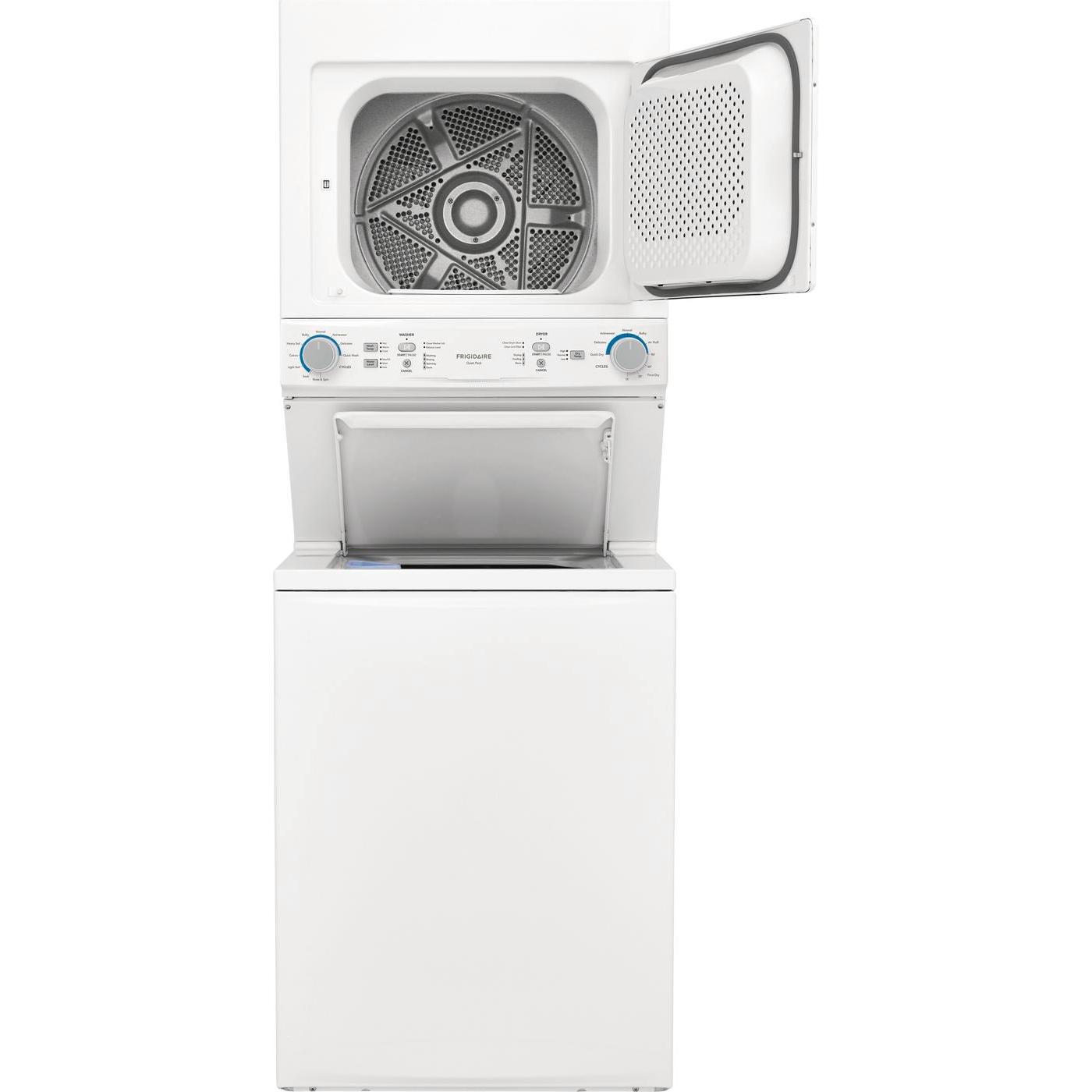  Frigidaire Stacked Washer/Dryer Electric Laundry Center FLCE752CAW IMAGE 3