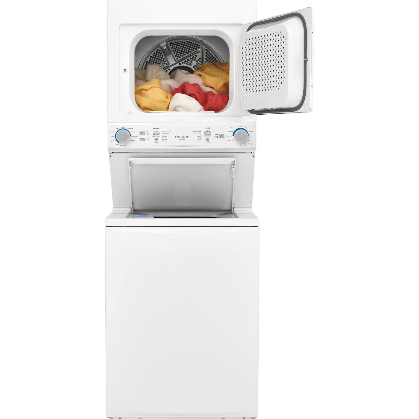  Frigidaire Stacked Washer/Dryer Electric Laundry Center FLCE752CAW IMAGE 4