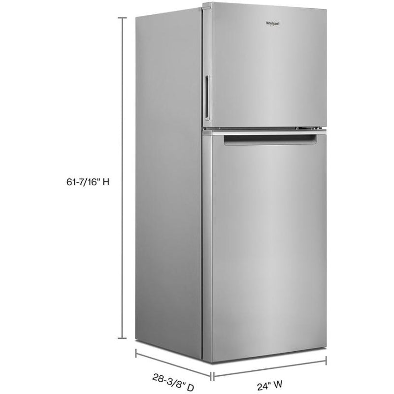  Whirlpool 24-inch, 11.6 cu.ft. Counter-Depth Top Freezer Refrigerator with Automatic Defrost WRT112CZJZ IMAGE 6