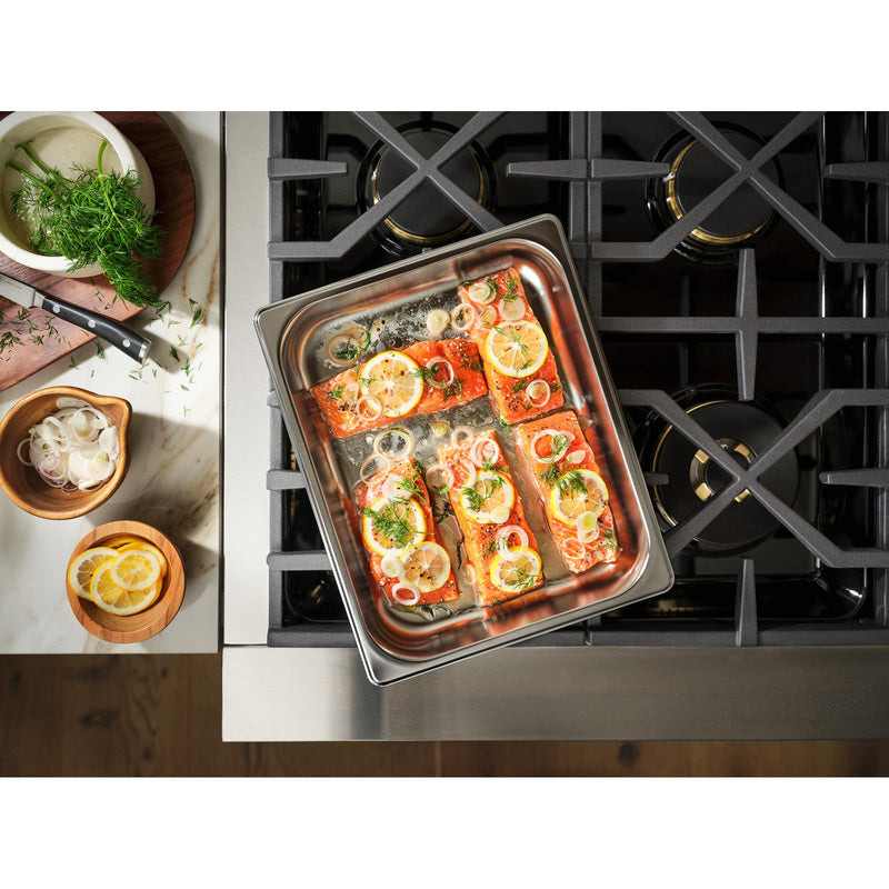  Signature Kitchen Suite 48-inch Freestanding Dual-Fuel Range with Wi-Fi Connectivity SKSDR480GS IMAGE 17