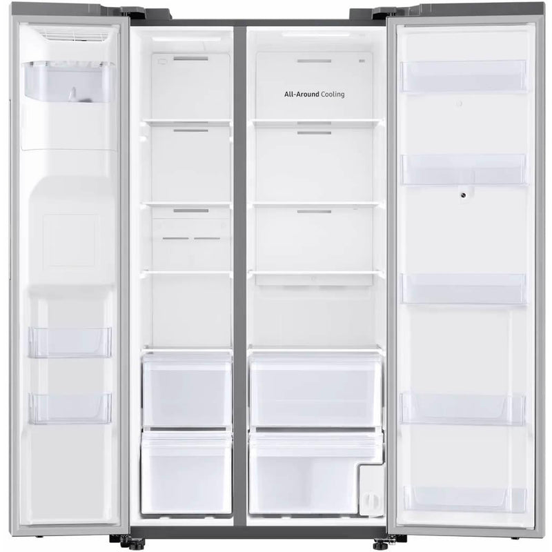  Samsung 36-inch, 21.5 cu.ft. Counter-Depth Side-by-Side Refrigerator with Family Hub™ RS22T5561SR/AC IMAGE 5