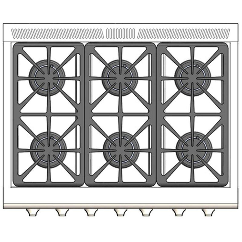  Capital 36-inch Freestanding Gas Range with Convection Technology MCR366-N IMAGE 3