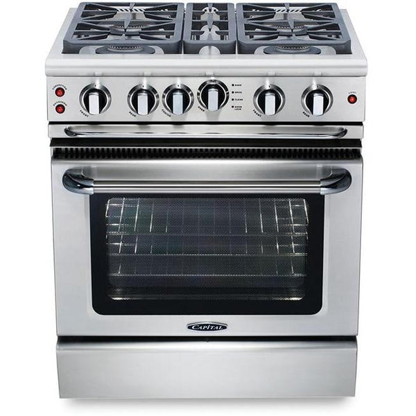  Capital 30-inch Freestanding Gas Range with Convection Technology GSCR304-N IMAGE 1
