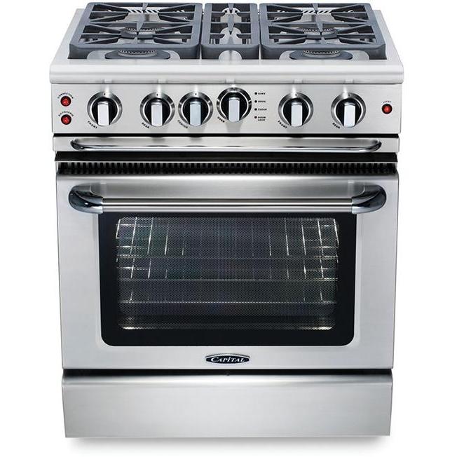  Capital 30-inch Freestanding Gas Range with Convection Technology GSCR304-N IMAGE 1
