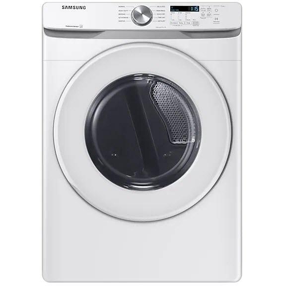  Samsung 7.5 cu.ft. Electric Dryer with Smart Care DVE45T6005W/AC IMAGE 1