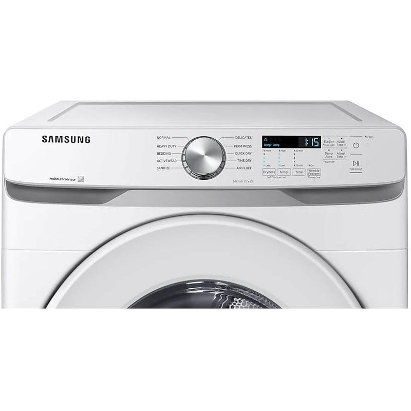  Samsung 7.5 cu.ft. Electric Dryer with Smart Care DVE45T6005W/AC IMAGE 5