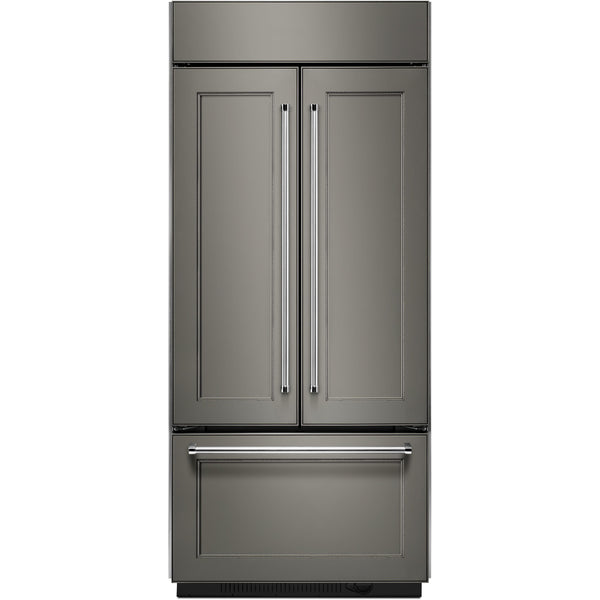  KitchenAid 36-inch, 20.8 cu.ft. Built-in French 3-Door Refrigerator with Internal Ice Maker KBFN506EPA IMAGE 1