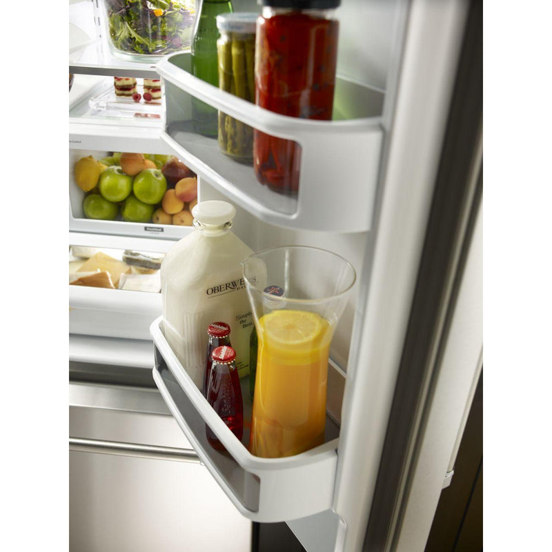  KitchenAid 36-inch, 22 cu.ft. Counter-Depth French 3-Door Refrigerator with Interior Water Dispenser KRFC302ESS IMAGE 7