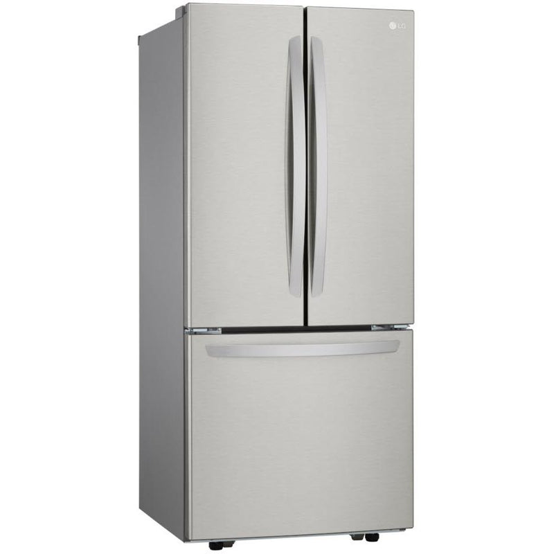  LG 30-inch, 21.8 cu.ft. Freestanding French 3-Door Refrigerator with SmartDiagnosis™ Technology LRFNS2200S IMAGE 2