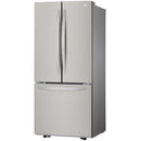  LG 30-inch, 21.8 cu.ft. Freestanding French 3-Door Refrigerator with SmartDiagnosis™ Technology LRFNS2200S IMAGE 3