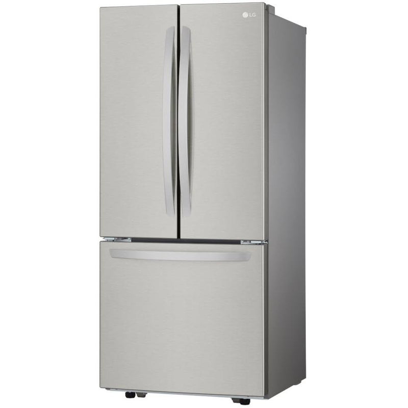  LG 30-inch, 21.8 cu.ft. Freestanding French 3-Door Refrigerator with SmartDiagnosis™ Technology LRFNS2200S IMAGE 3
