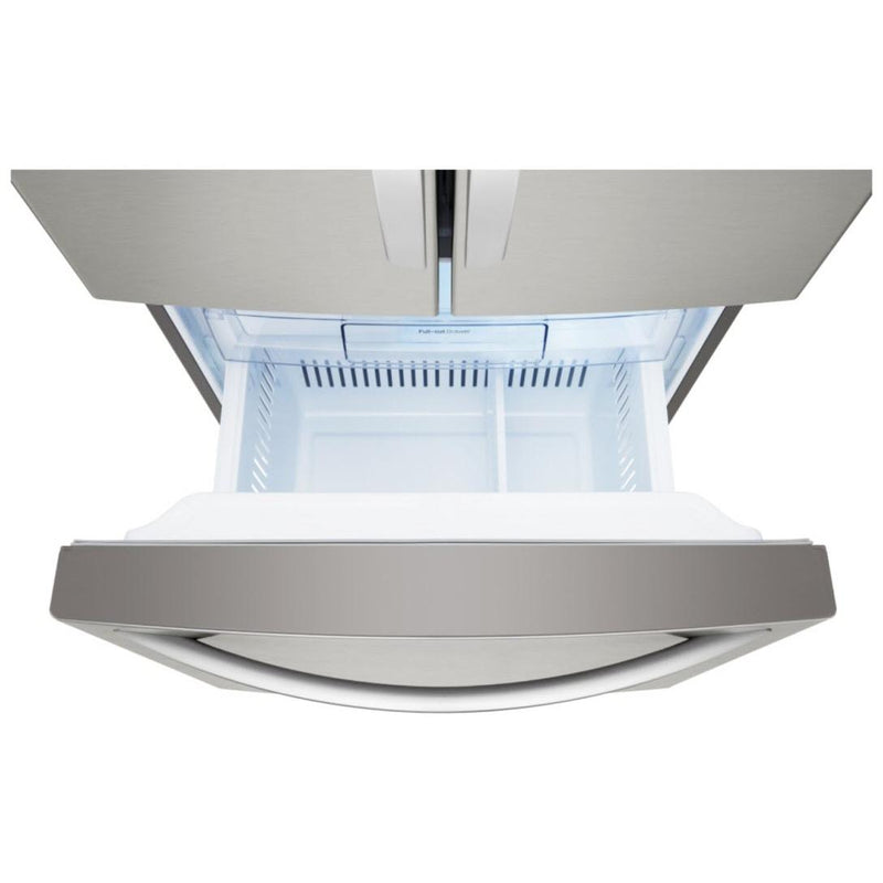  LG 30-inch, 21.8 cu.ft. Freestanding French 3-Door Refrigerator with SmartDiagnosis™ Technology LRFNS2200S IMAGE 6