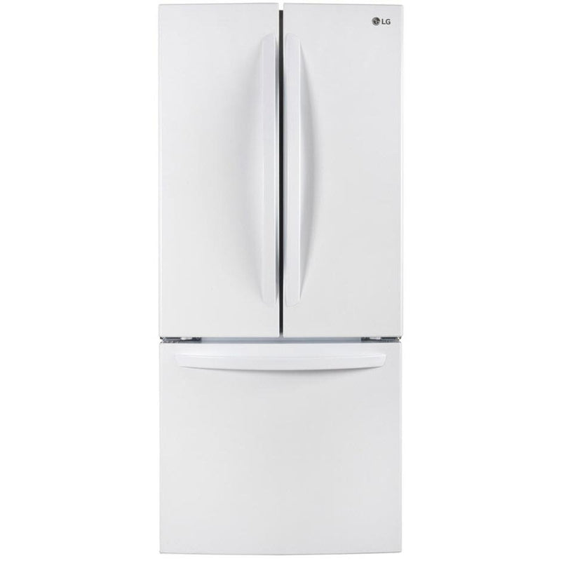  LG 30-inch, 21.8 cu.ft. Freestanding French 3-Door Refrigerator with SmartDiagnosis™ Technology LRFNS2200W IMAGE 1