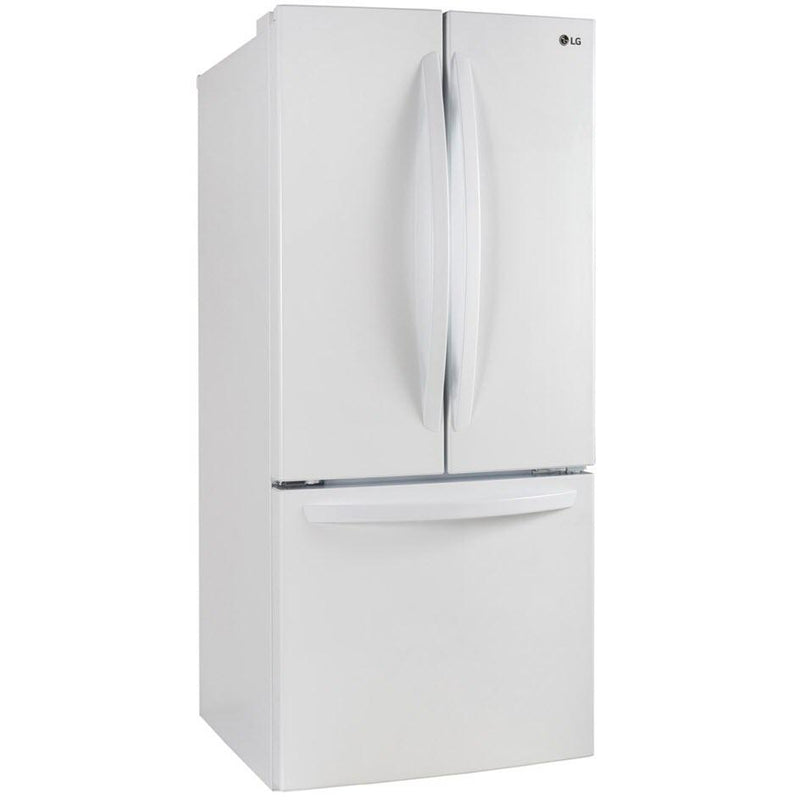 LG 30-inch, 21.8 cu.ft. Freestanding French 3-Door Refrigerator with SmartDiagnosis™ Technology LRFNS2200W IMAGE 2