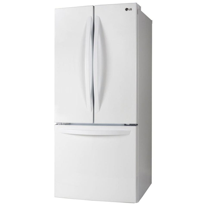  LG 30-inch, 21.8 cu.ft. Freestanding French 3-Door Refrigerator with SmartDiagnosis™ Technology LRFNS2200W IMAGE 3