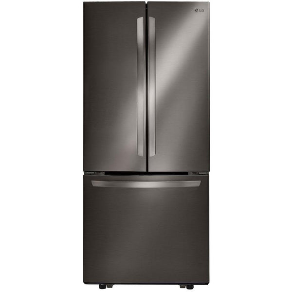  LG 30-inch, 21.8 cu.ft. Freestanding French 3-Door Refrigerator with SmartDiagnosis™ Technology LRFNS2200D IMAGE 1