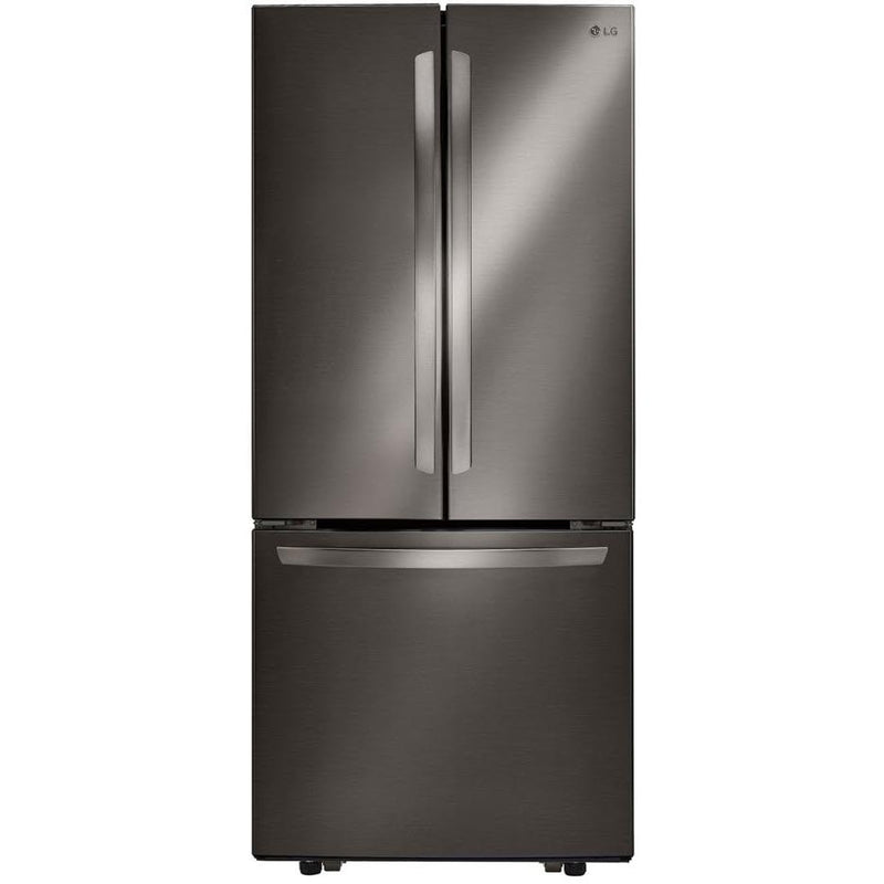  LG 30-inch, 21.8 cu.ft. Freestanding French 3-Door Refrigerator with SmartDiagnosis™ Technology LRFNS2200D IMAGE 1