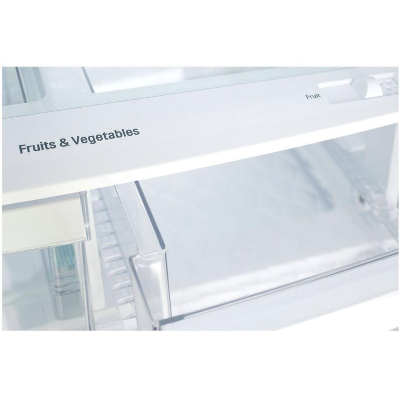  LG 30-inch, 21.8 cu.ft. Freestanding French 3-Door Refrigerator with External Water Dispensing System LRFWS2200S IMAGE 11