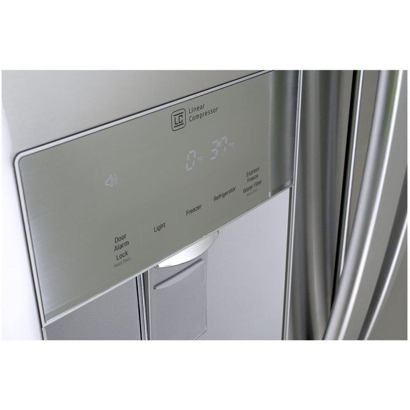  LG 30-inch, 21.8 cu.ft. Freestanding French 3-Door Refrigerator with External Water Dispensing System LRFWS2200S IMAGE 13