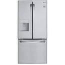 LG 30-inch, 21.8 cu.ft. Freestanding French 3-Door Refrigerator with External Water Dispensing System LRFWS2200S IMAGE 1