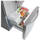  LG 30-inch, 21.8 cu.ft. Freestanding French 3-Door Refrigerator with External Water Dispensing System LRFWS2200S IMAGE 8