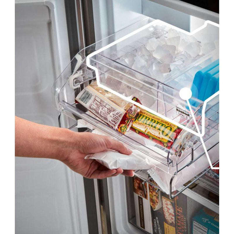  Whirlpool 36-inch, 19.4 cu.ft. Counter-Depth French 4-Door Refrigerator WRQA59CNKZ IMAGE 5